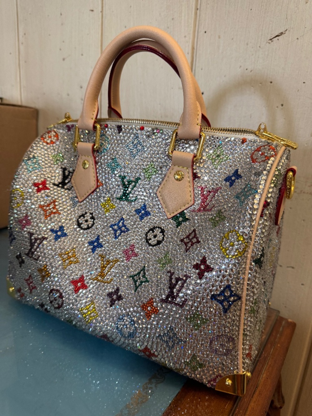 Real Swarovski Rainbow Crystal Bag ⭐️